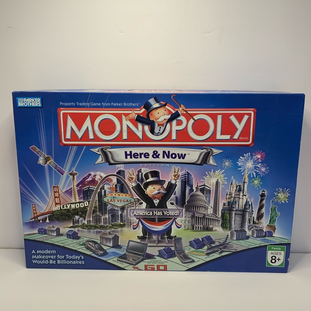 Monopoly Here & Now Edition Complete Set Nice